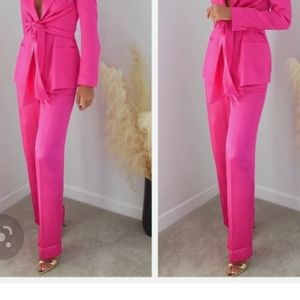 Zara pant satin effect